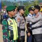Polres Bolaang Mongondow Utara memperkuat kesiapsiagaan menghadapi dampak musim kemarau akibat fenomena El Nino dengan menggelar Apel Gelar Pasukan Tanggap Bencana di Lapangan Apel Polres Bolmong Utara, Selasa (4/8/2026).