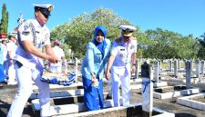 Peringatan Hari Ulang Tahun (HUT) ke-1 Kodaeral VIII diisi dengan ziarah rombongan ke Taman Makam Pahlawan (TMP) Kairagi, Manado, Senin (3/8/2026).
