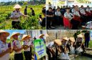 Kepala Lapas Kelas III Amurang Eduard A. Robertus Kaligis bersama Kepala Kantor Wilayah Ditjen Pemasyarakatan Sulawesi Utara Haposan Silalahi dan jajaran saat menggelar media gathering dengan wartawan di Kompleks Lapas Kelas III Amurang, Senin (3/8/2026).