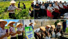 Kepala Lapas Kelas III Amurang Eduard A. Robertus Kaligis bersama Kepala Kantor Wilayah Ditjen Pemasyarakatan Sulawesi Utara Haposan Silalahi dan jajaran saat menggelar media gathering dengan wartawan di Kompleks Lapas Kelas III Amurang, Senin (3/8/2026).