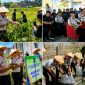 Kepala Lapas Kelas III Amurang Eduard A. Robertus Kaligis bersama Kepala Kantor Wilayah Ditjen Pemasyarakatan Sulawesi Utara Haposan Silalahi dan jajaran saat menggelar media gathering dengan wartawan di Kompleks Lapas Kelas III Amurang, Senin (3/8/2026).