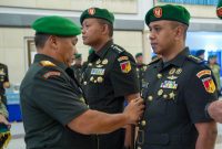 Pangdam XIII/Merdeka, Mayjen TNI Mirza Agus, S.I.P., memimpin Serah Terima Jabatan (Sertijab) sejumlah pejabat utama Kodam XIII/Merdeka.