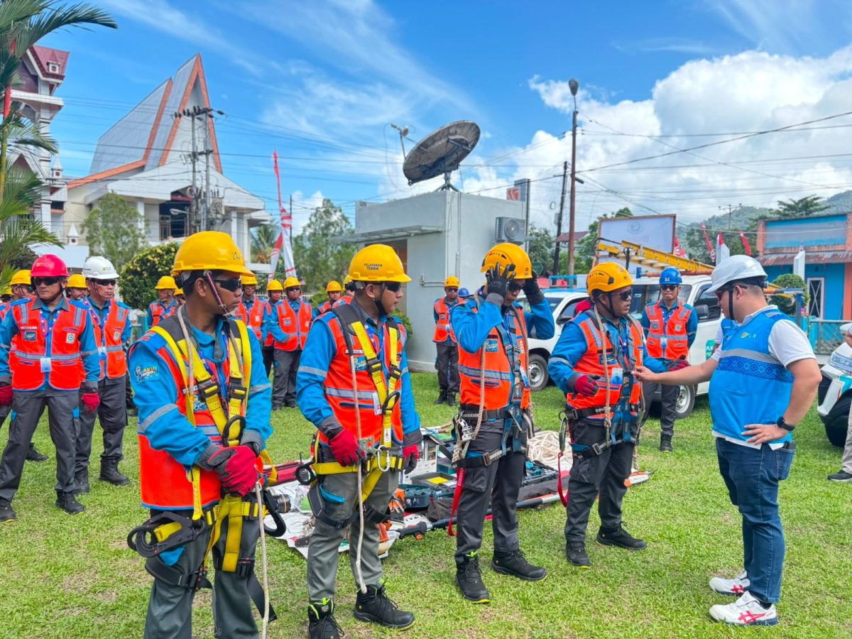 PT PLN (Persero) Unit Pelaksana Pelayanan Pelanggan (UP3) Tahuna menggelar Apel dan Inspeksi Peralatan Siaga untuk memastikan keandalan pasokan listrik menjelang peringatan Hari Ulang Tahun (HUT) ke-81 Kemerdekaan Republik Indonesia.