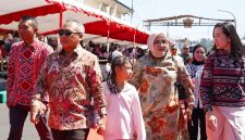 Pangdam XIII/Merdeka Mayjen TNI Mirza Agus, S.I.P., menghadiri rangkaian Tomohon International Flower Festival (TIFF) 2026 di Kota Tomohon, Sulawesi Utara, Sabtu (8/8/2026).