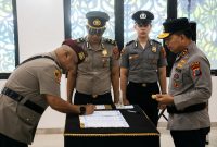 Kombes Pol Yandrie Philips Makaminan resmi menjabat Direktur Reserse Narkoba (Dirresnarkoba) Polda Sulawesi Utara.