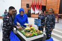 Wadan Kodaeral VIII Laksamana Pertama TNI Tony Herdijanto, S.E., M.Sc., mewakili Dankodaeral VIII Laksda TNI Dery Triesananto Suhendi, S.E., M.Tr.Opsla. dalam peringatan HUT ke-1 Kodaeral VIII digelar di Grha Yos Sudarso Mako Kodaeral VIII, Manado, Senin (10/8/2026).