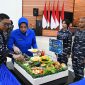 Wadan Kodaeral VIII Laksamana Pertama TNI Tony Herdijanto, S.E., M.Sc., mewakili Dankodaeral VIII Laksda TNI Dery Triesananto Suhendi, S.E., M.Tr.Opsla. dalam peringatan HUT ke-1 Kodaeral VIII digelar di Grha Yos Sudarso Mako Kodaeral VIII, Manado, Senin (10/8/2026).