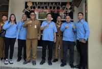 Ketua FKDM Provinsi Sulawesi Utara, Stefanus Sumampouw dan Tim