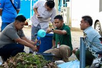 PLN UP3 Tahuna mendorong budaya peduli lingkungan melalui Sosialisasi Pengolahan Sampah Organik, Senin (11/8/2026).