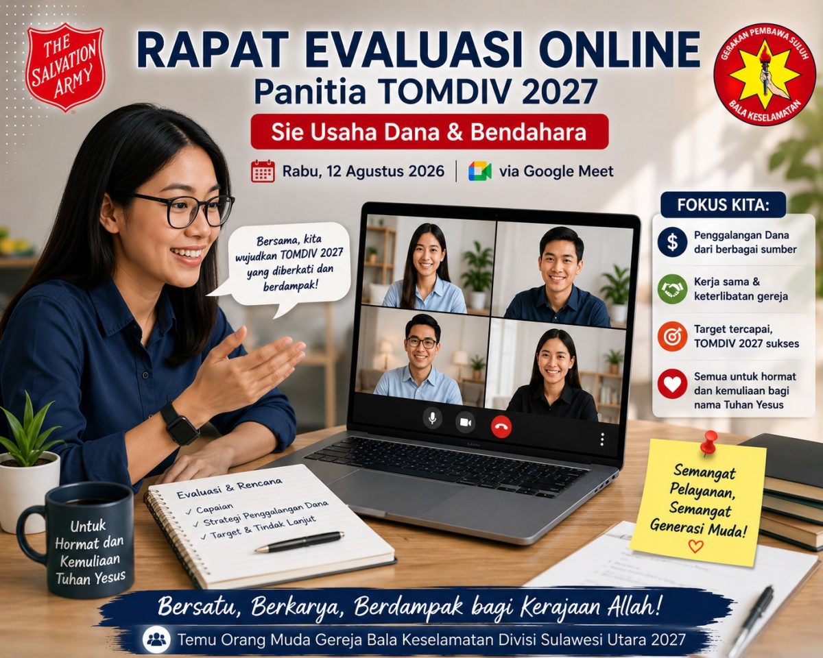 Ilustrasi rapat evaluasi melalui Google Meet