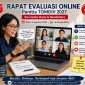Ilustrasi rapat evaluasi melalui Google Meet