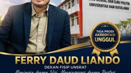 Dekan FISIP Unsrat Dr. Ferry Daud Liando, S.IP., M.Si.,(ist)