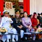 Kapolda Sulawesi Utara Irjen Pol Roycke Harry Langie menghadiri upacara HUT ke-81 Kemerdekaan RI di Lapangan Kantor Gubernur Sulut, Senin (17/8/2026).