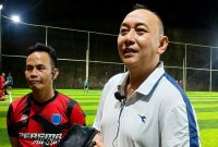 Usai mengikuti rangkaian peringatan HUT ke-81 Kemerdekaan RI, personel Ditpolairud Polda Sulawesi Utara memilih menjaga kebugaran dengan bermain mini soccer bersama Persma AllStar.