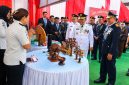 Gubernur Sulawesi Utara Mayjen TNI (Purn) Yulius Selvanus mengunjungi Rutan Kelas IIA Manado, Minggu 17/8. (Foto:Yudi/Pilar)