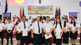 Panitia Temu Orang Muda Gereja Bala Keselamatan Divisi Sulawesi Utara (TOMDIV) 2027 resmi dikukuhkan di Gereja Bala Keselamatan Korps 2 Manado, Senin (17/8/2026).