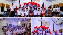 Suasana penuh sukacita dan doa mewarnai ibadah Malam Pujian dan Doa Kemerdekaan (MPDK) yang digelar Gerakan Pembawa Suluh (GPS) Gereja Bala Keselamatan Distrik Minahasa Selatan (Minsel).