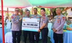 Polda Sulut Salurkan Bantuan Rp300 Juta untuk Korban Bencana di NTT