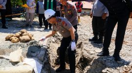 Pembangunan ditandai dengan peletakan batu pertama atau groundbreaking yang dipimpin Kapolda Sulut Irjen Pol Roycke Harry Langie, Kamis (20/8/2026).
