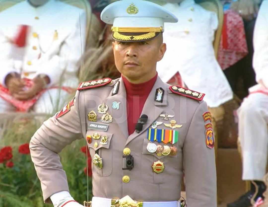 Putra asal Tomohon, Kombes Pol Jerrold Hendra Yosef Kumontoy, dipercaya memimpin Upacara Penurunan Bendera Merah Putih dalam rangka HUT ke-81 Republik Indonesia di Istana Negara.