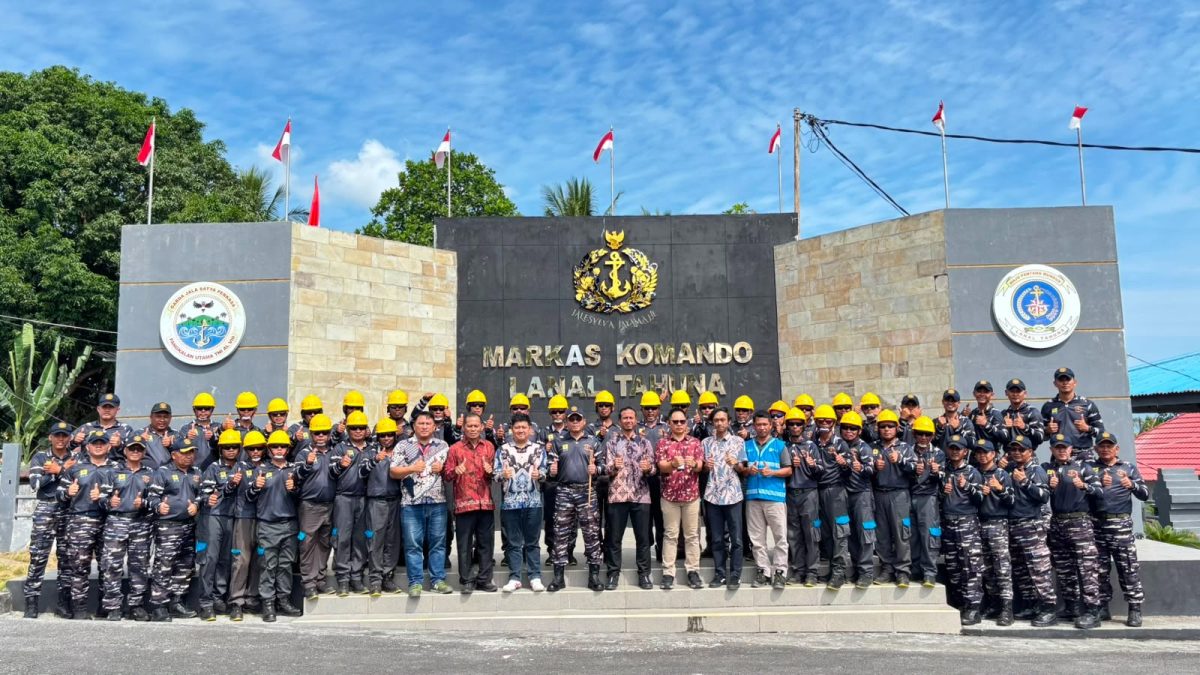 PLN UP3 Tahuna resmi menutup Latihan Dasar (Latsar) Mental dan Fisik Petugas Pelayanan Teknik (Yantek) Batch 1, Minggu (24/8/2026).