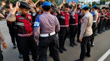 Polda Metro Jaya mengerahkan sebanyak 18.504 personel untuk mengamankan sekaligus memberikan pelayanan kepada masyarakat yang menyampaikan aspirasi melalui aksi unjuk rasa di sejumlah titik di Jakarta Pusat, Kamis (27/8/2026).