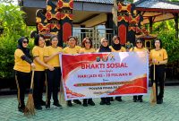 Semangat kepedulian dan toleransi ditunjukkan Polisi Wanita (Polwan) Polda Sulawesi Utara (Sulut) melalui kegiatan bakti sosial di sejumlah rumah ibadah, Jumat (28/8/2026).