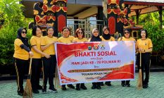 Polwan Polda Sulut Berbagi di Rumah Ibadah, Semarak Hari Jadi ke-78 dengan Aksi Toleransi