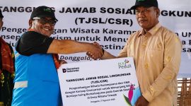 General Manager PLN UID Suluttenggo Usman Bangun meresmikan pengembangan Kawasan Wisata Karampuana di Desa Towale, Kabupaten Donggala.