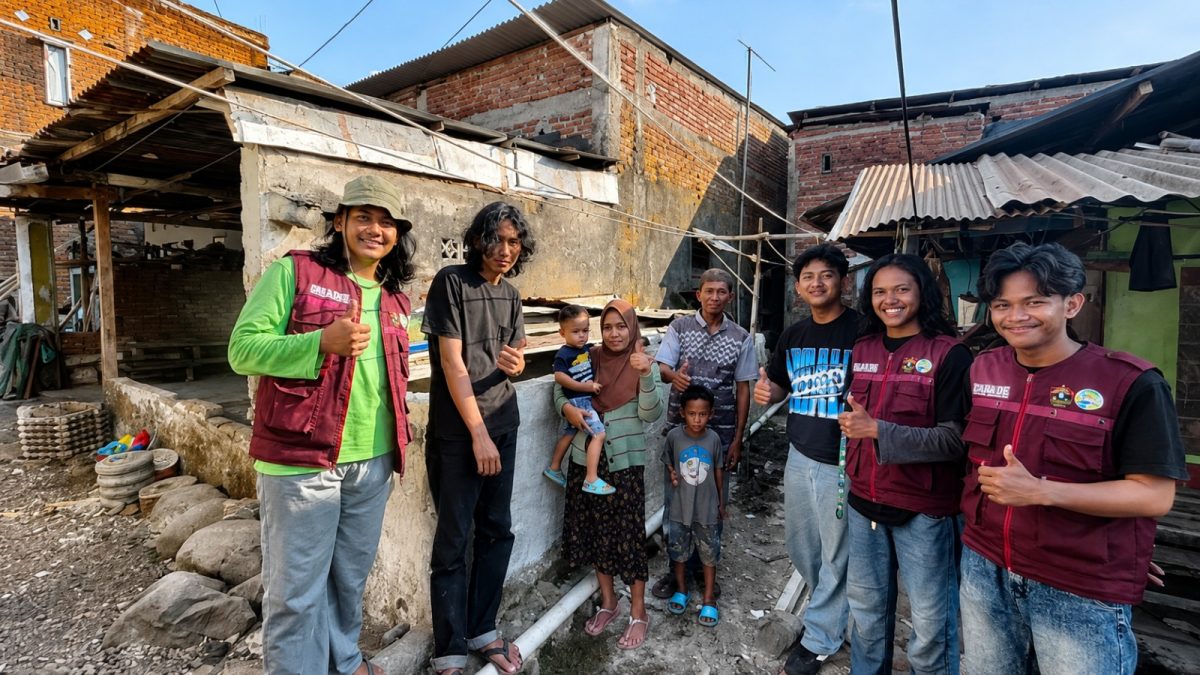 Tim CARA’DE PPK Ormawa BEM KMF TP UH kembali mendorong pemberdayaan masyarakat melalui penerapan teknologi tepat guna di Desa Tinggimae, Kecamatan Barombong, Kabupaten Gowa.