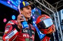 Marc Marquez tampil dominan dan berhasil memenangkan Sprint Race MotoGP Aragon 2026 di Sirkuit MotorLand Aragon, Spanyol, Sabtu (29/8/2026).