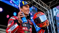 Marc Marquez tampil dominan dan berhasil memenangkan Sprint Race MotoGP Aragon 2026 di Sirkuit MotorLand Aragon, Spanyol, Sabtu (29/8/2026).