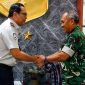 Pangdam XIII/Merdeka Mayjen TNI Mirza Agus, S.I.P., menerima audiensi Kepala Kantor Wilayah Direktorat Jenderal Imigrasi Sulawesi Utara I Gusti Bagus M. Ibrahim bersama rombongan di Makodam XIII/Merdeka, Manado, Senin (31/8/2026).