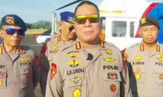 Helikopter Polda Sulut Pantau Kebakaran Gunung Soputan, Polisi Pastikan Titik Api Terus Diawasi