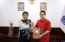 Ketua FKDM Provinsi Sulawesi Utara, Stefanus Sumampouw bersama Gubernur Sulut