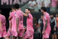 Lionel Messi kembali menunjukkan kelasnya dengan membawa Inter Miami mengawali kiprah di Leagues Cup 2026 lewat kemenangan 4-2 atas Atletico San Luis di Chase Stadium, Kamis (6/8/2026).