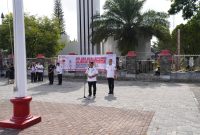 Bupati Minahasa Dr. Robby Dondokambey S.Si, MAP, memimpin Apel Kerja Awal Bulan September Pemerintah Kabupaten (Pemkab) Minahasa, yang digelar di Halaman Kantor Bupati, Rabu (2/9/2026).