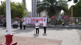 Bupati Minahasa Dr. Robby Dondokambey S.Si, MAP, memimpin Apel Kerja Awal Bulan September Pemerintah Kabupaten (Pemkab) Minahasa, yang digelar di Halaman Kantor Bupati, Rabu (2/9/2026).