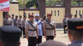 Polres Kotamobagu melakukan serah terima jabatan (Sertijab) Kepala Satuan Reserse Kriminal (Kasat Reskrim), Sabtu (19/9/2026).
