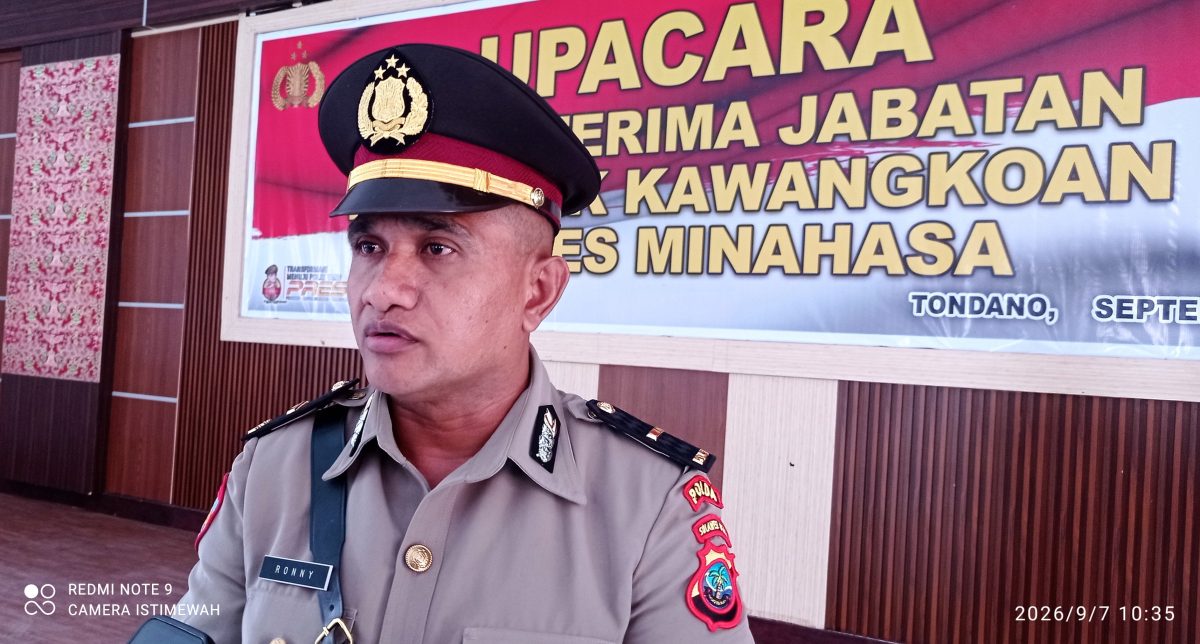 Kapolsek Kawangkoan yang baru, IPDA Ronny Steven Ambat, S.E.,