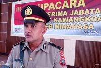 Kapolsek Kawangkoan yang baru, IPDA Ronny Steven Ambat, S.E.,