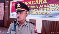 Kapolsek Kawangkoan yang baru, IPDA Ronny Steven Ambat, S.E.,