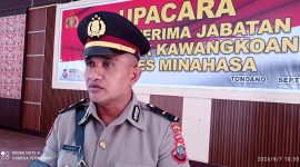 Kapolsek Kawangkoan yang baru, IPDA Ronny Steven Ambat, S.E.,