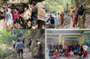 Pemerintah Desa Kali Selatan, Kecamatan Pineleng, Kabupaten Minahasa, melakukan kegiatan kerja bakti bersama di kawasan objek wisata Air Terjun Tapahan Telu. yang dipimpin langsung Hukum Tua Altin Pungus.