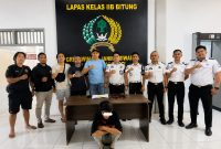 Petugas Lapas Kelas IIB Bitung menggagalkan upaya penyelundupan obat keras ke dalam lingkungan lembaga pemasyarakatan, Selasa (1/9/2026).