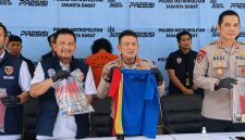 Kapolres Metro Jakarta Barat Kombes Nasriadi saat memimpin press conference.
