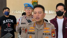 Kapolres Metro Jakarta Barat Kombes Pol. Nasriadi saat memimpin press conference.(ist)