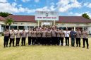 Suasana apel di Mapolres Kepulauan Talaud, Selasa (1/9/2026), berubah menjadi penuh haru dan kegembiraan.