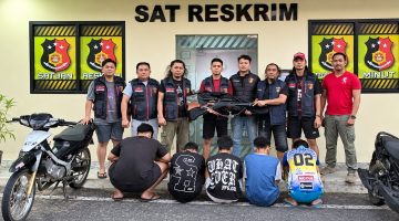 Tim Unit Reaksi Cepat (URC) Satuan Reserse Kriminal Polres Minahasa Utara bergerak cepat menangani dugaan penganiayaan menggunakan senapan angin.