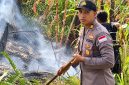 Polres Kepulauan Sangihe terus memperkuat penanganan kebakaran hutan dan lahan (Karhutla) di kawasan Gunung Awu.